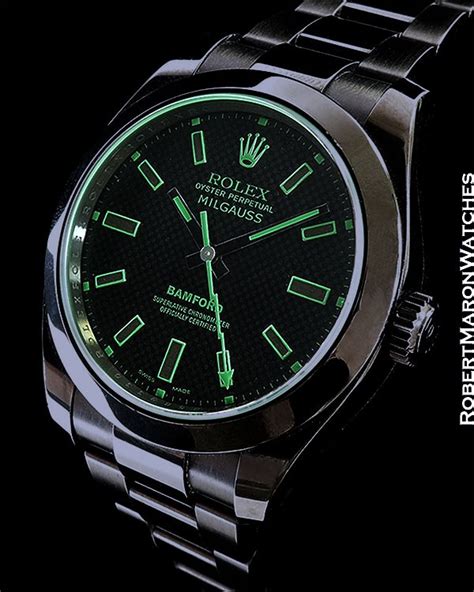 rolex personalizzati bamford|rolex bamford milgauss.